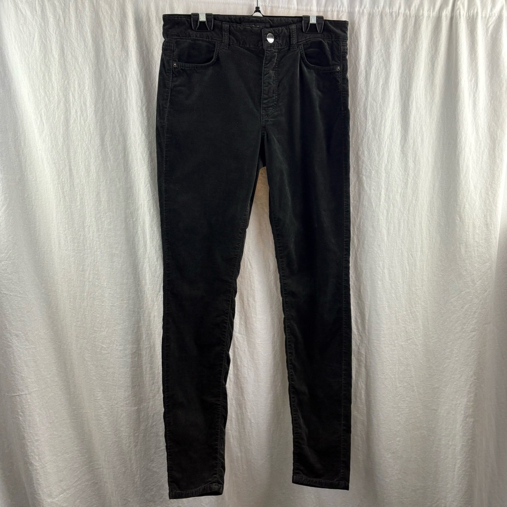 Marc Cain Charcoal Velvet Trousers - Picture 3 of 11